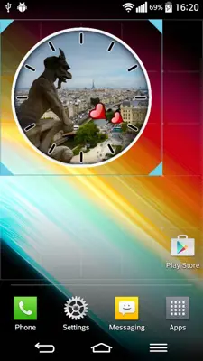 Paris Clock Widget android App screenshot 1