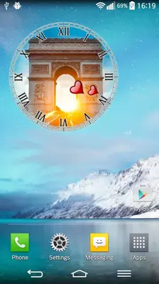 Paris Clock Widget android App screenshot 3