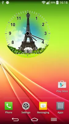 Paris Clock Widget android App screenshot 4